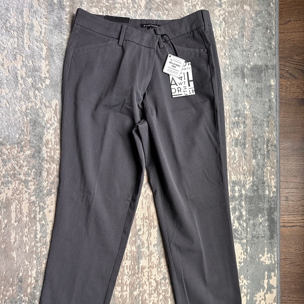 41 Hawthorn Slim Straight Dress Pants | Size XL | Charcoal Gray | NWT